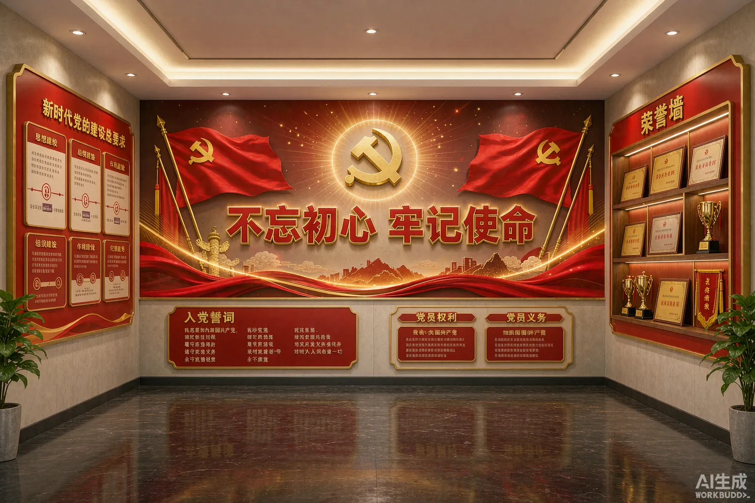 蕲春乡镇文化墙与村史馆案例：把政策与乡情做上墙 案例实景