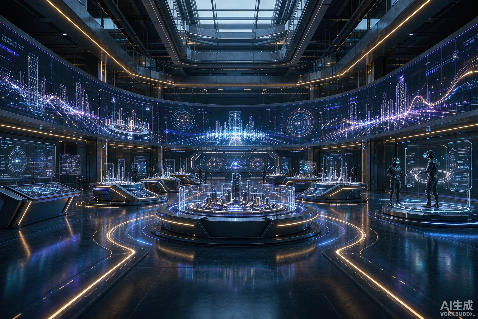 文舜广告图文会展舞台桁架搭建实景